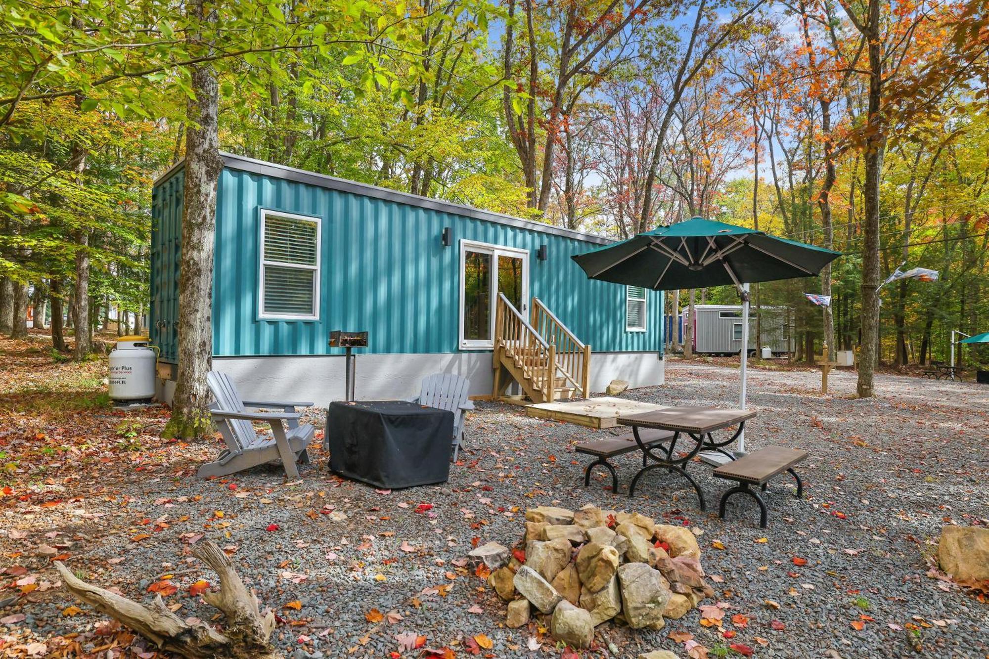 Camptel Poconos Lodging Albrightsville Exterior foto